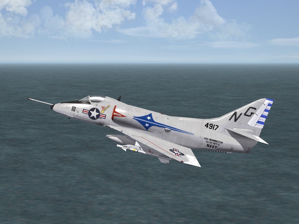 SF2 A-4B Skyhawk VA-95 Det Q Skin/Decals Pack