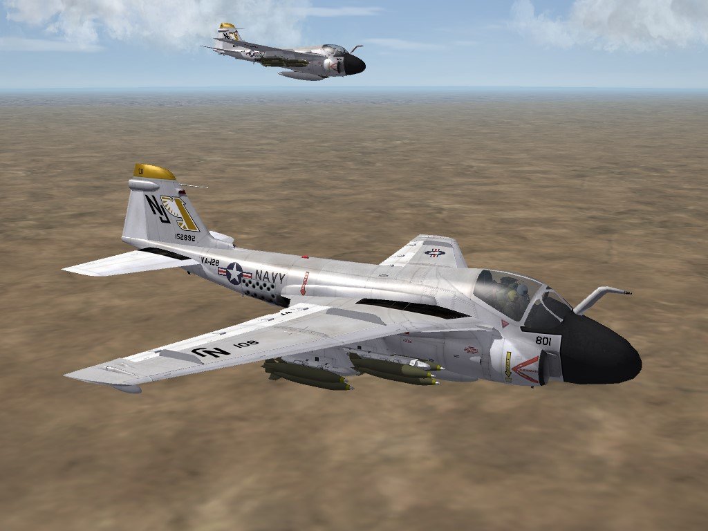SF2 A-6A Intruder, VA-42 & VA-128 Skin/Decals Pack 