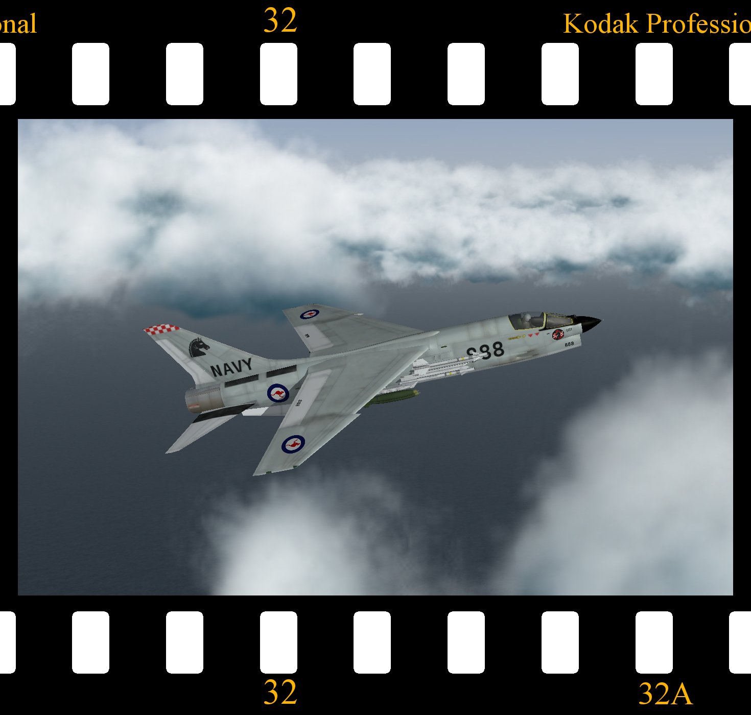 F-8E Crusader - 805 sqd Royal Australian Navy