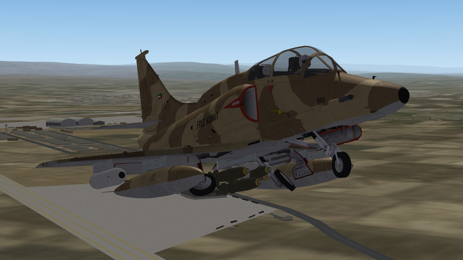 Kuwaiti Skyhawks - A-4KU/TA-4KU for SF2