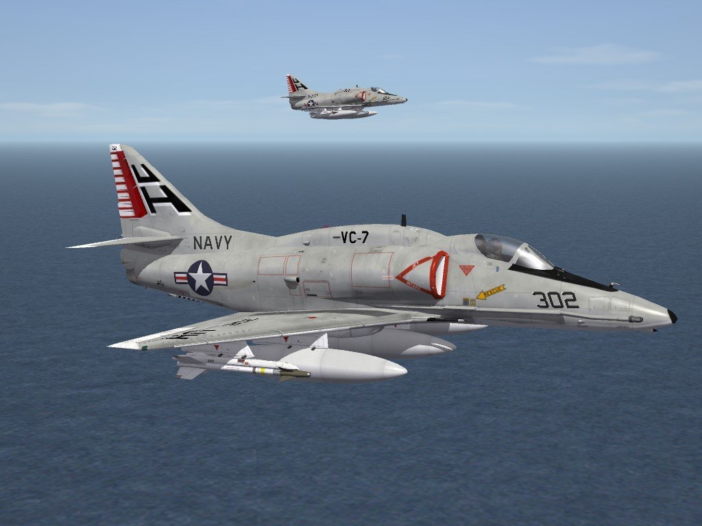 SF2 A-4 Skyhawk "Southland Scooters" Skin/Decals Pack