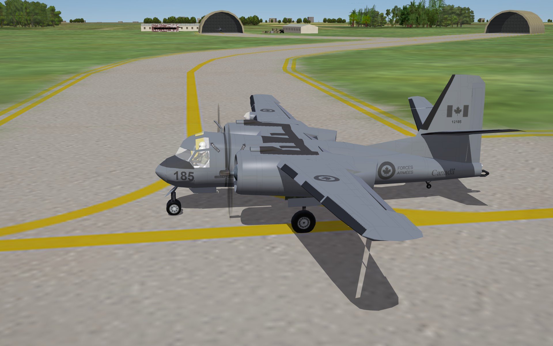 S-2F RCAF Skin pack (CP-121) + layered template