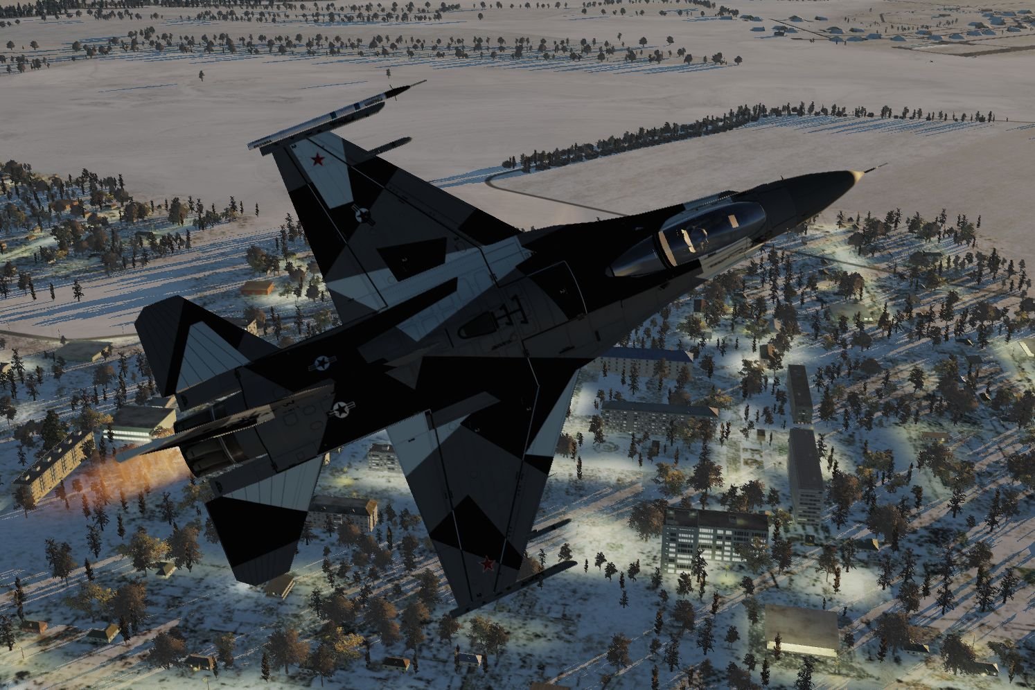 F-16C Eielson AFB 18th Aggressor SQ Skins