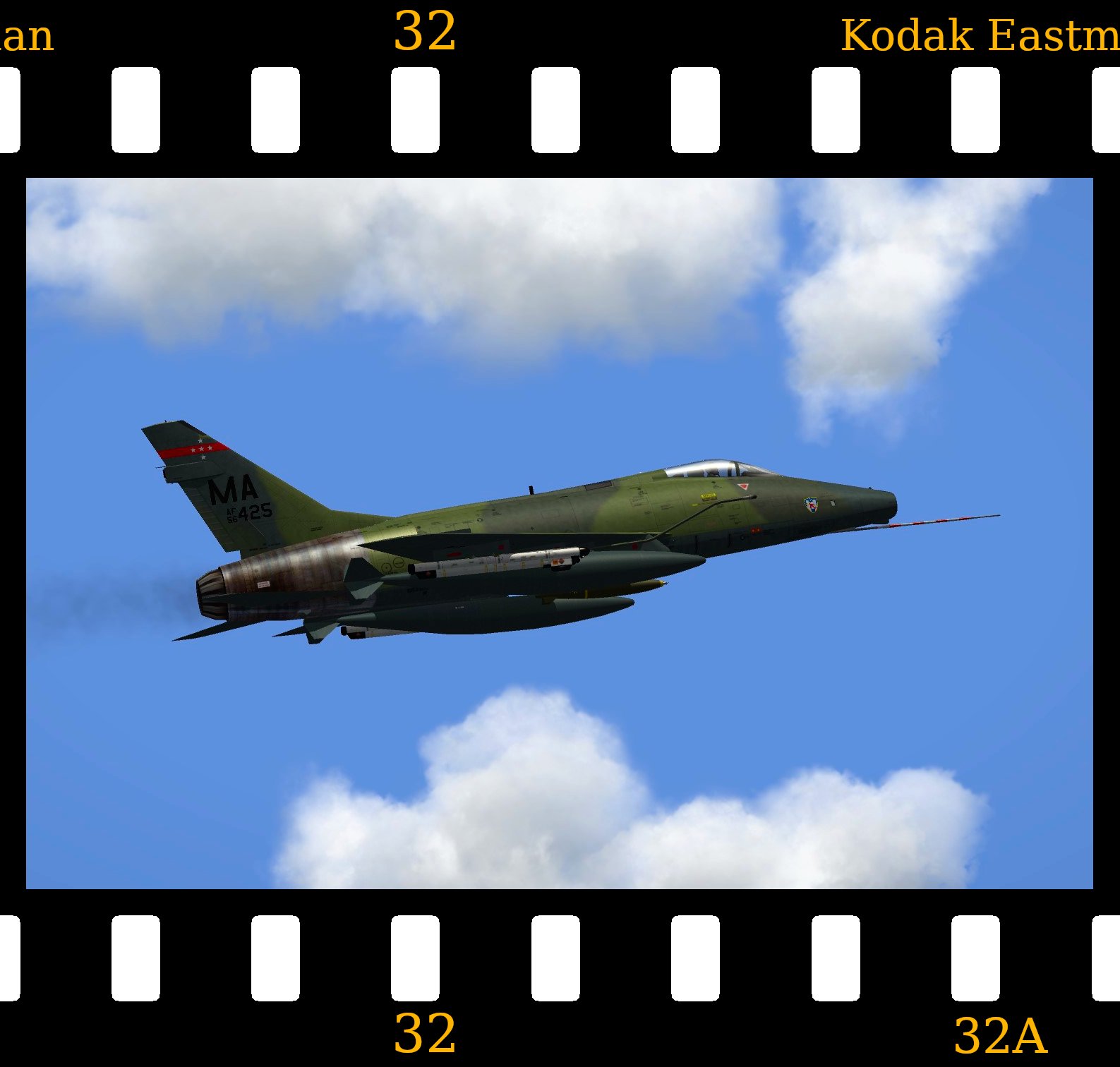 [Fictional] North American F-100G Super Sabre