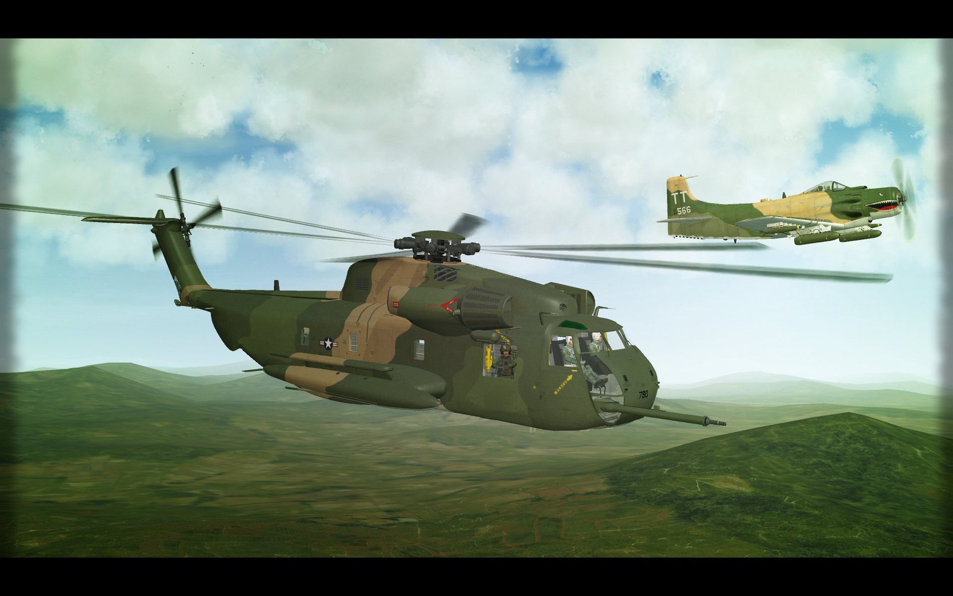 HH-53B, HH-53C, CH-53C Super Jolly Green Over Vietnam - Thirdwire ...