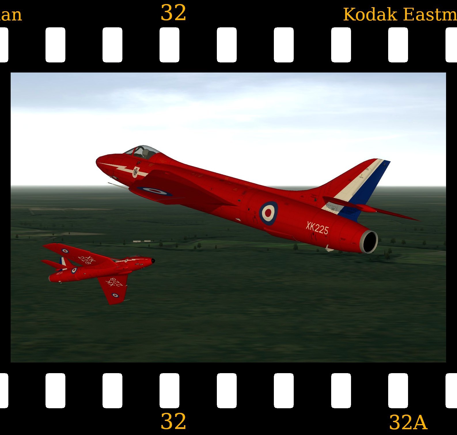 [Fictional] Hawker Hunter F.6 'Red Arrows'