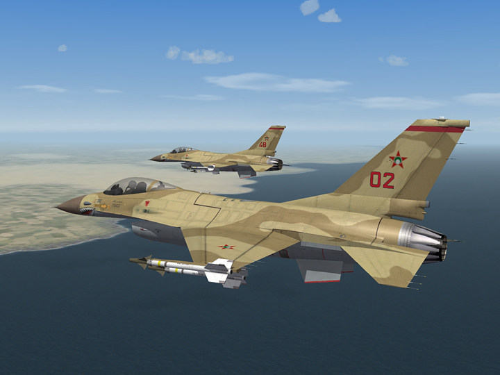 Mercenary Sand Skin for F-16A Netz (fictional)