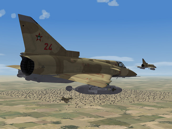 Mercenary Sand Skin for IAI Kfir C2 (fictional)