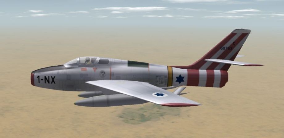 F-84F of EC 1/1 "Corse", Suez Crisis 1956