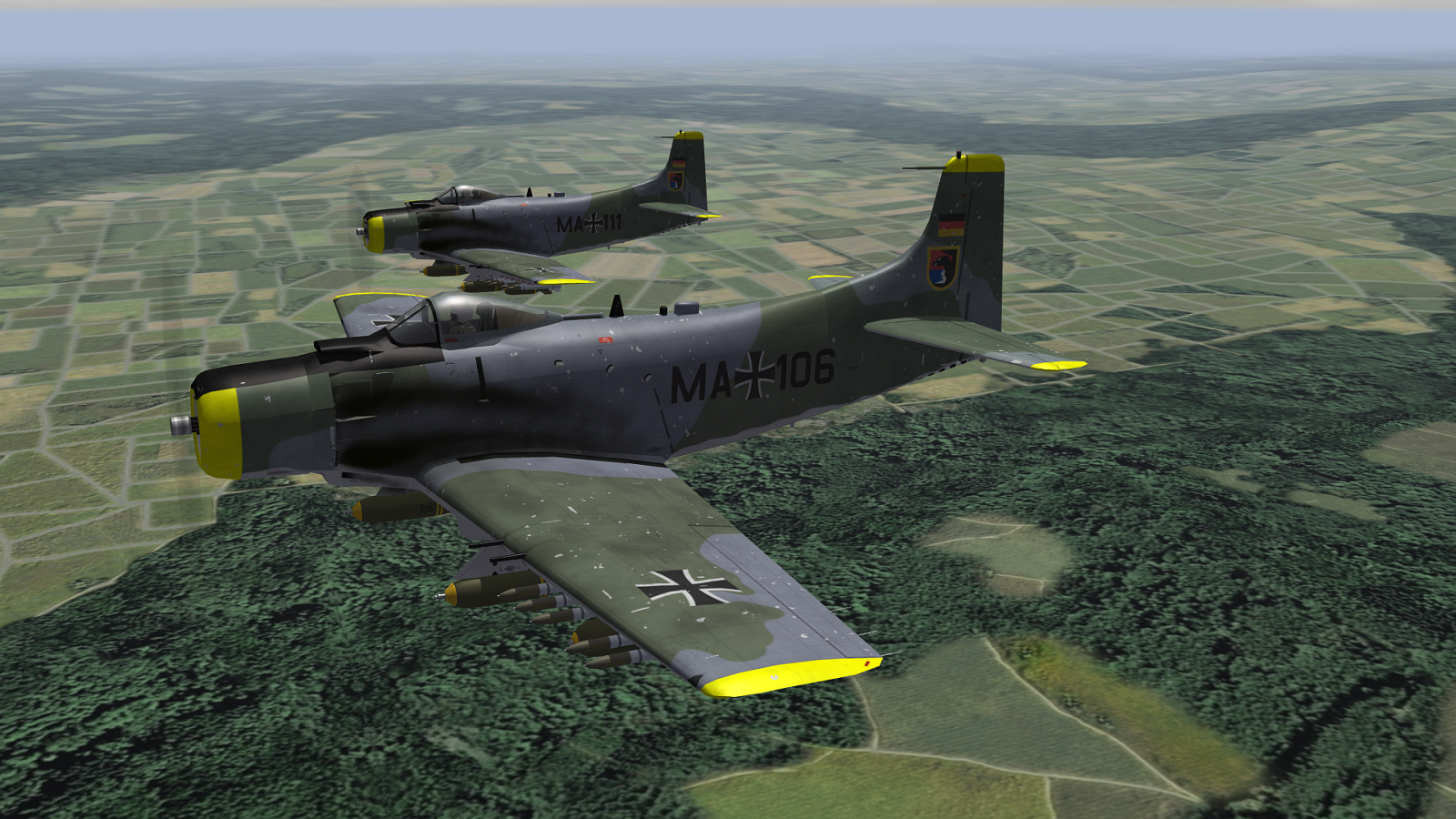 Douglas A-1G Skyraider Deutsche Luftwaffe