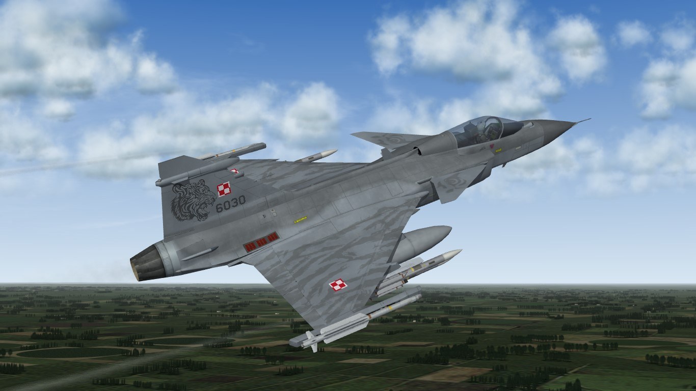Sf2 Polish Air Force Jas 39e F Gripen Ng Thirdwire Strike Fighters 2 Series File Announcements Combatace