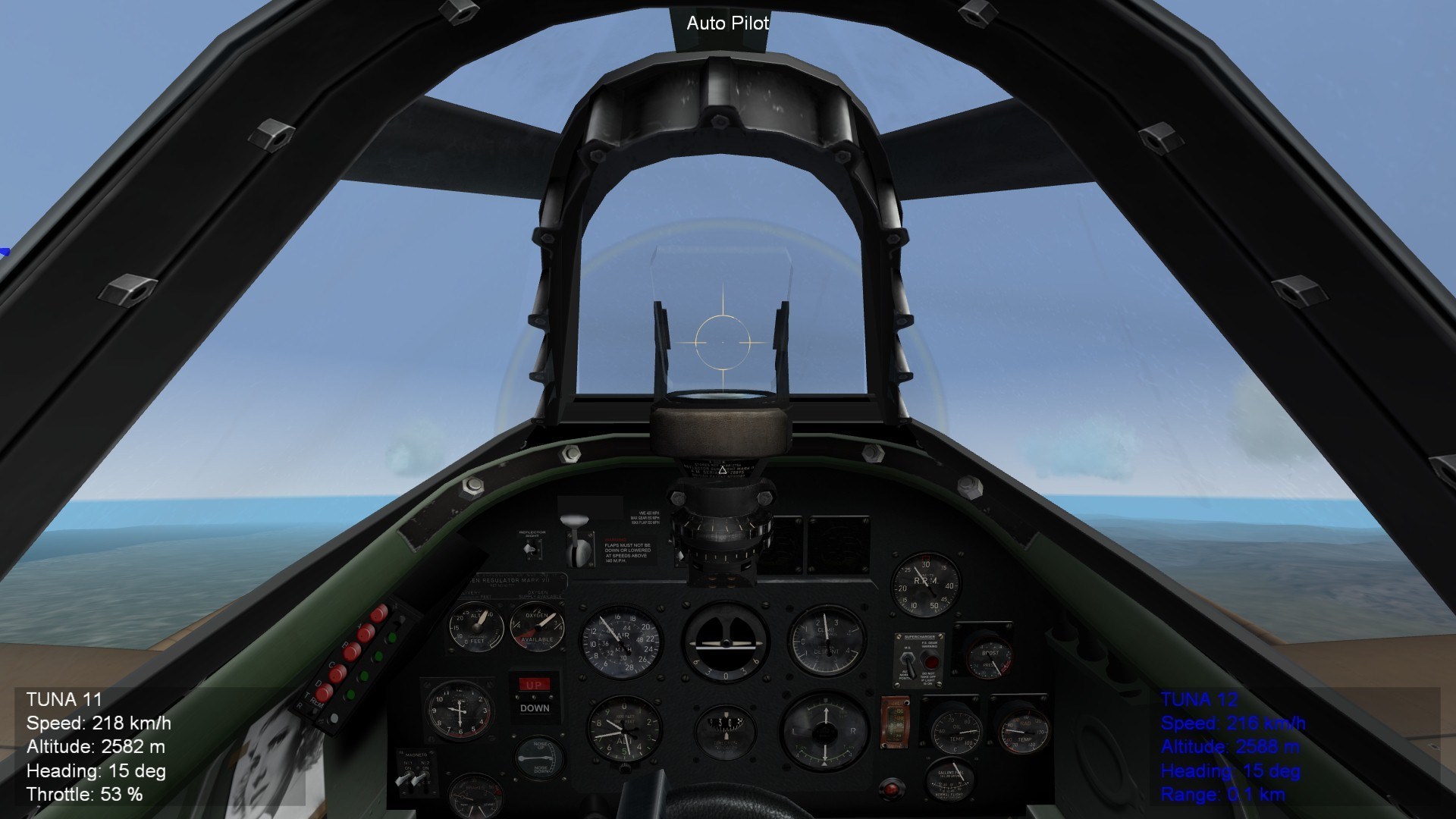 Spitfire 9e Cockpit