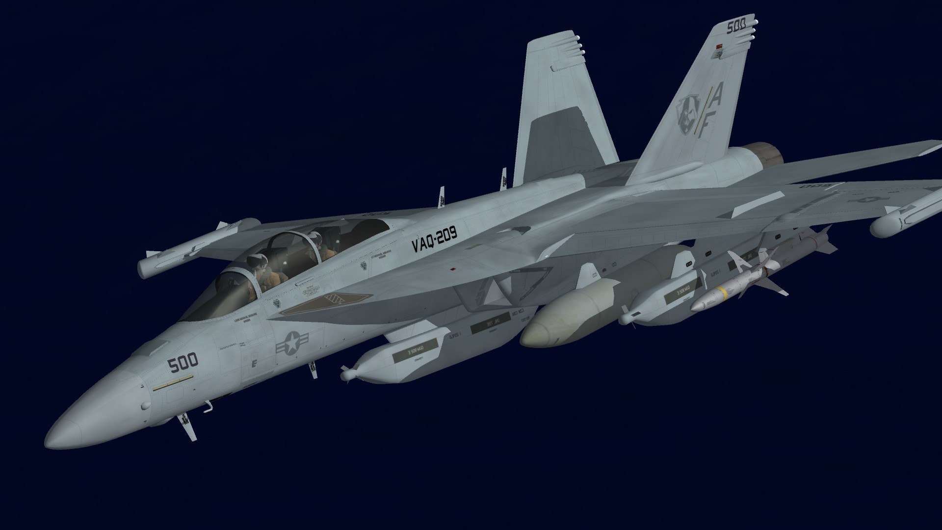 EA-18G VAQ-209 Line Jet