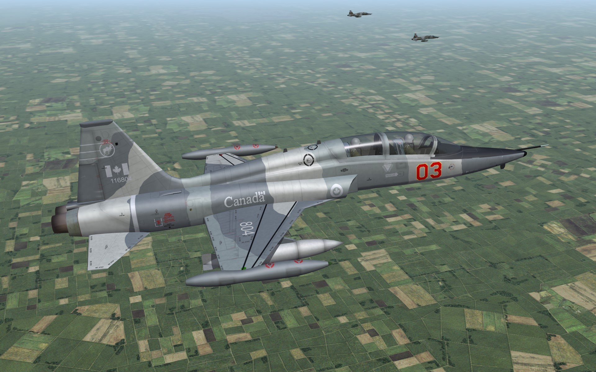 CF-116D Skin Pack 2 (Variagated and Agressor birds)