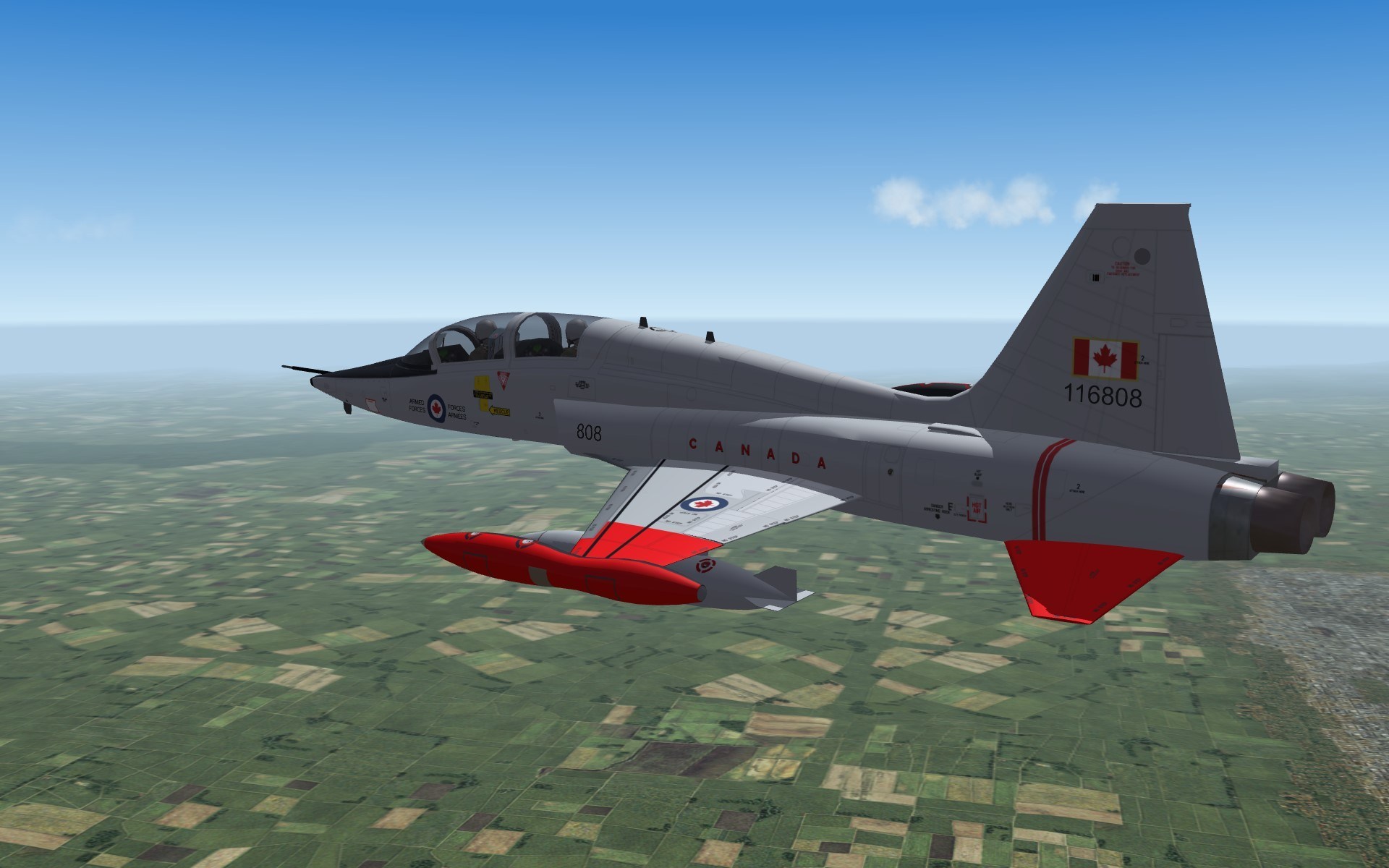 CF-116D Skin Pack 1 (Silver birds)