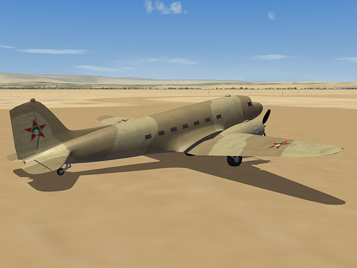 Mercenary Sand Skin for C-47A (fictional)