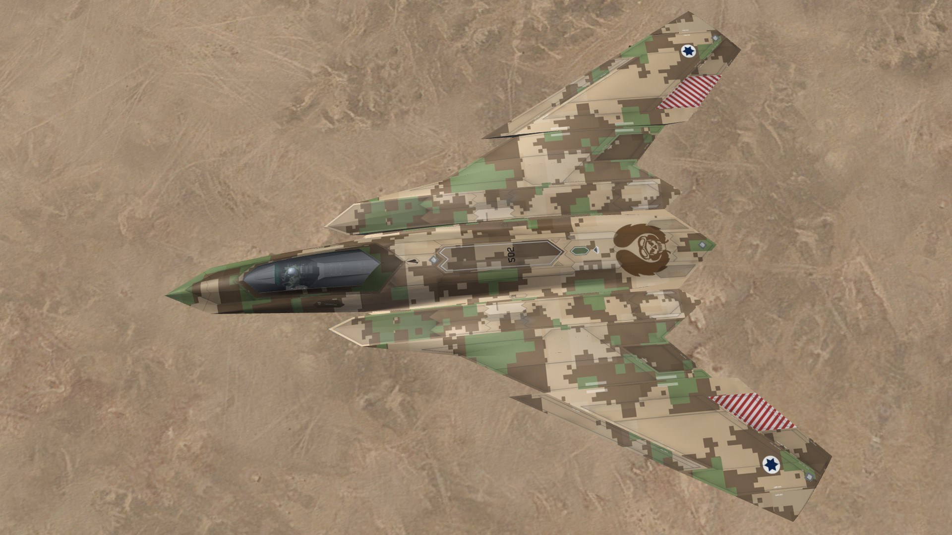 What If: Israeli Air Force (IAF) Skinpack for SF2 KF1-AX