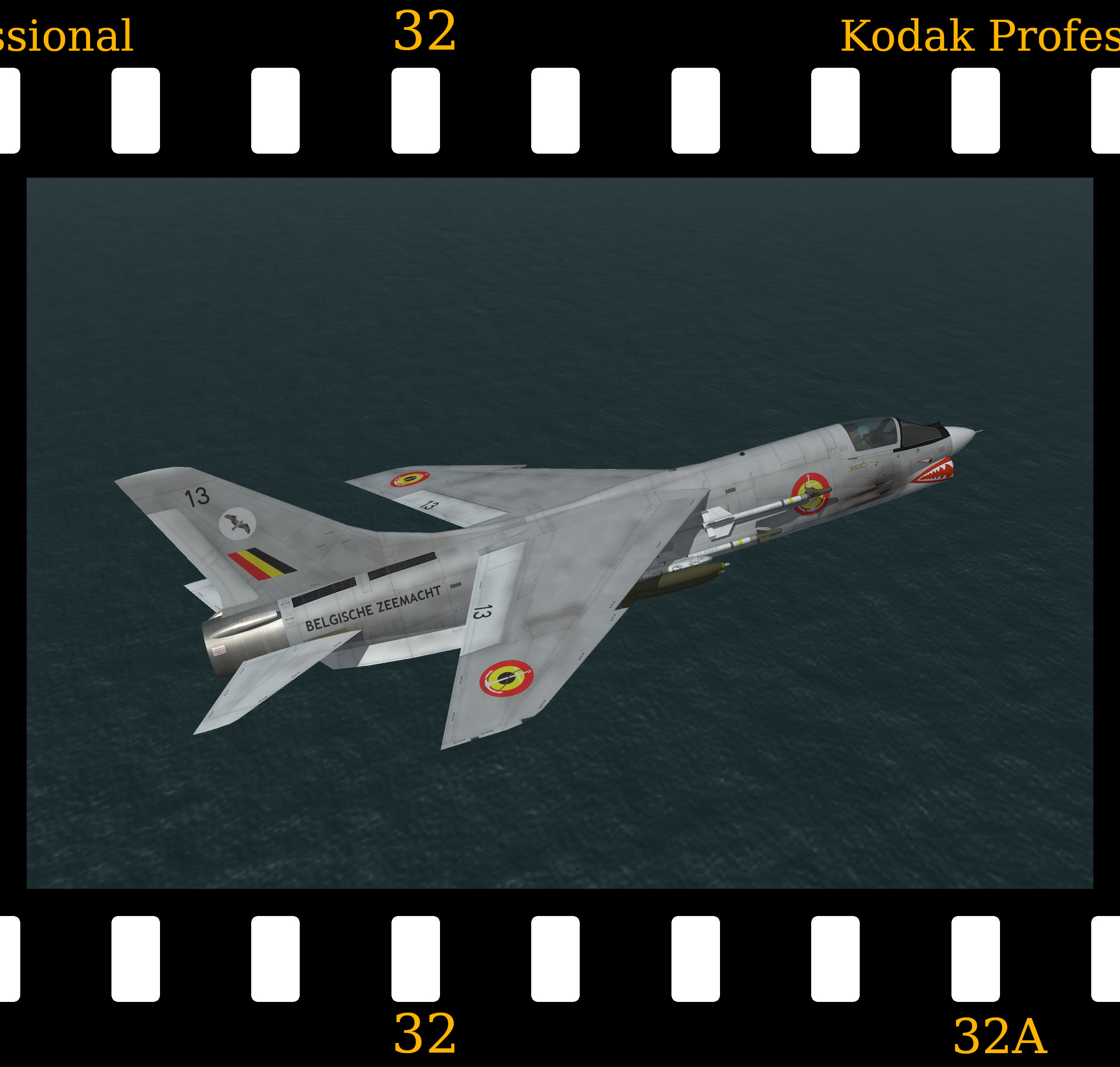 [Fictional] Vought F-8E 'BZ' Crusader 'Belgium'