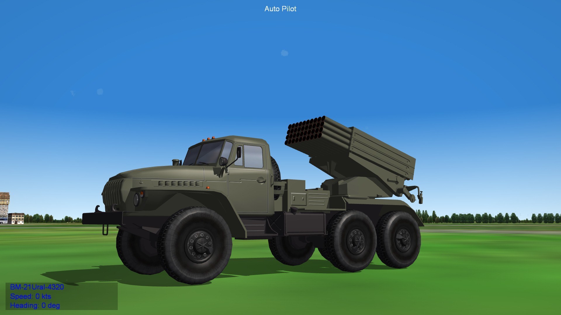 BM-21 Grad on Ural Track