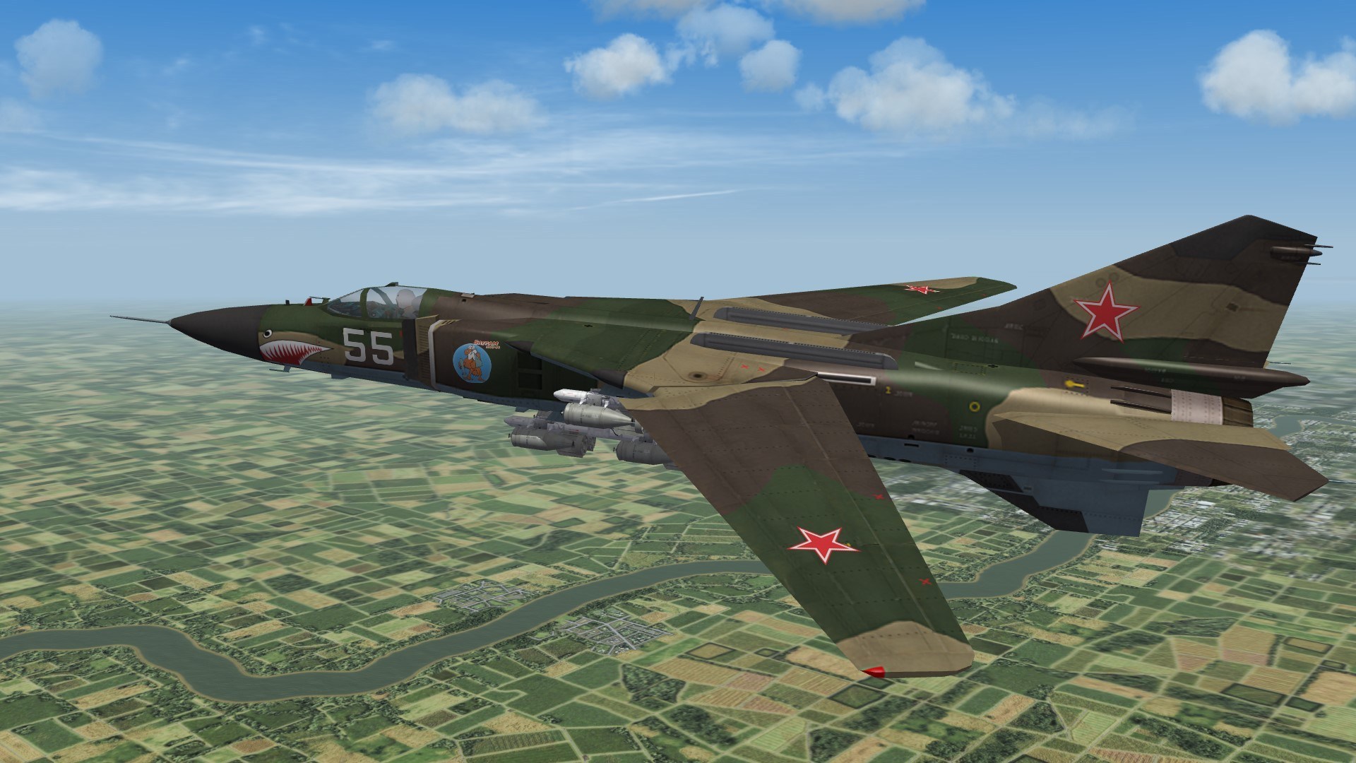 Third Wire MiG-23 fighters made flyable & updated for SF2