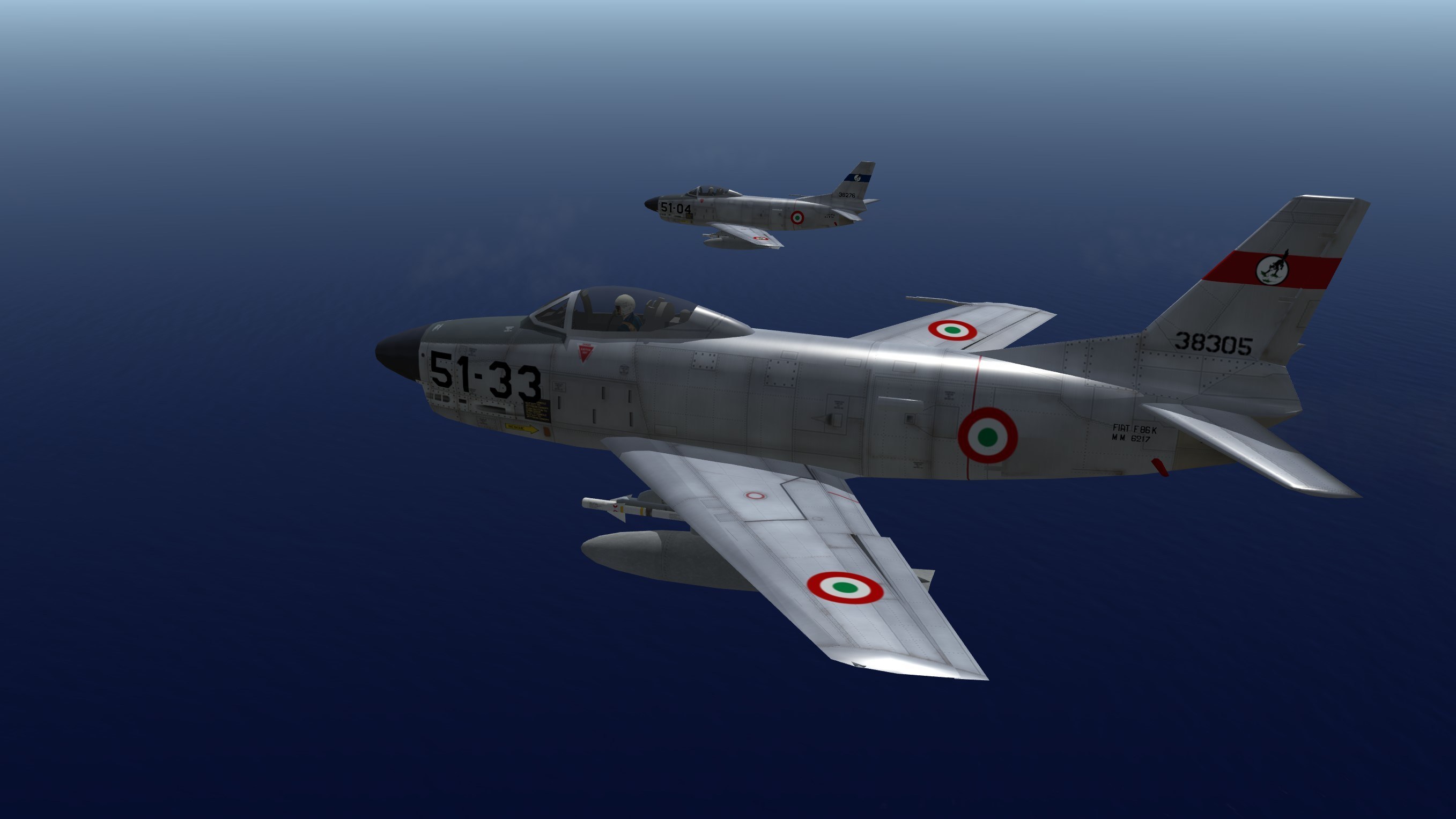 North American F-86K Sabre Complete - F-86 - CombatACE