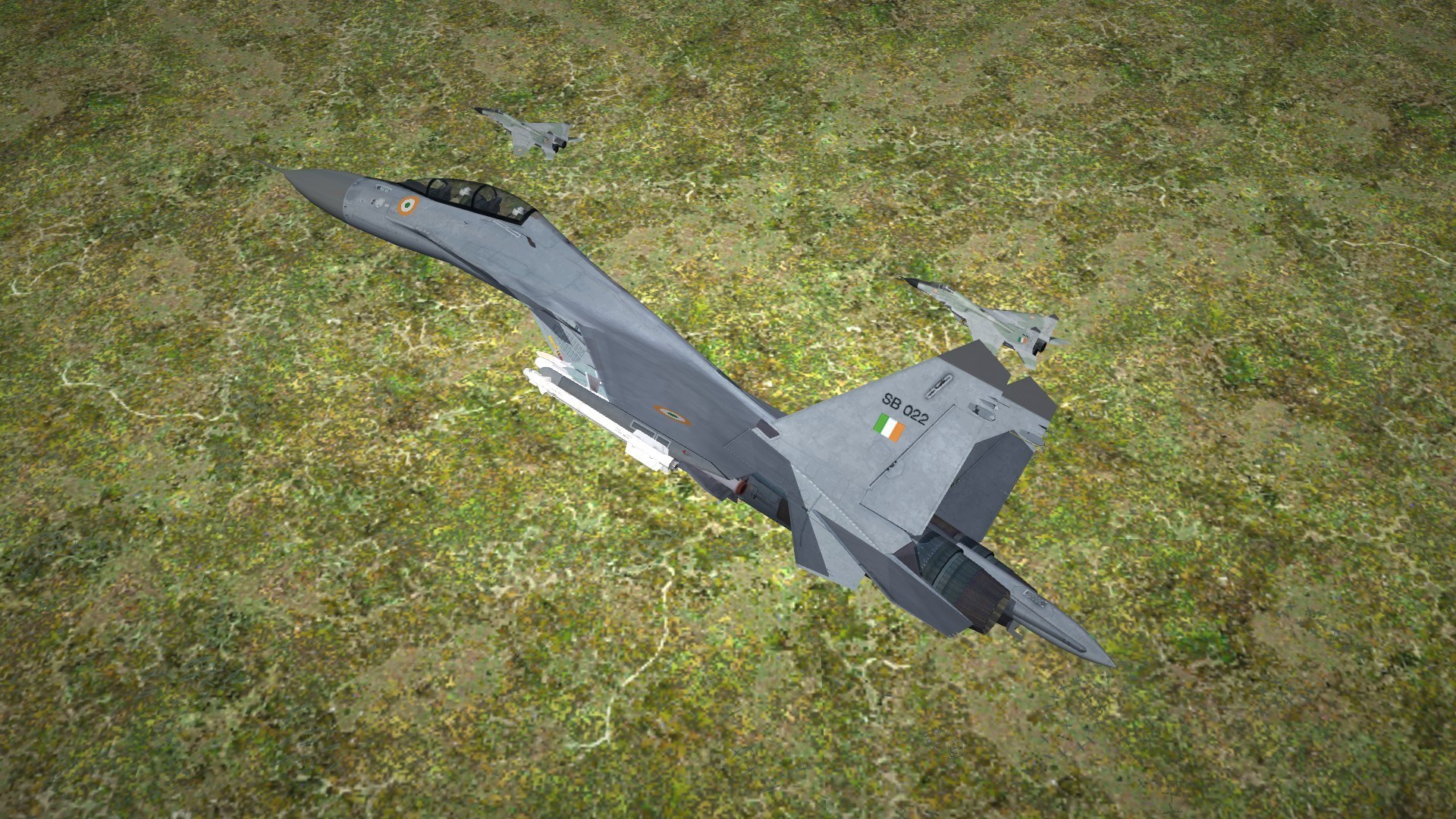 Su-30MKI Skin for Su-30SM(by frtn)