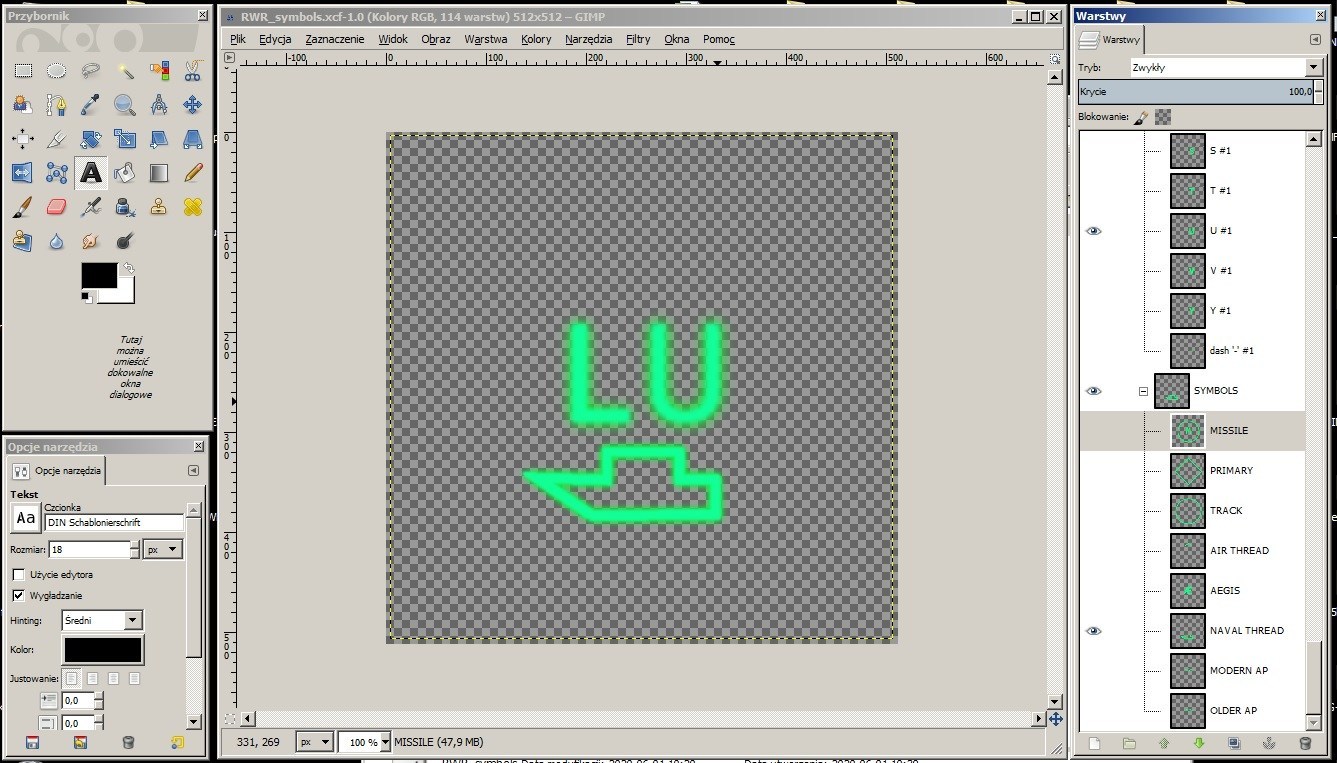 RWR symbols creator