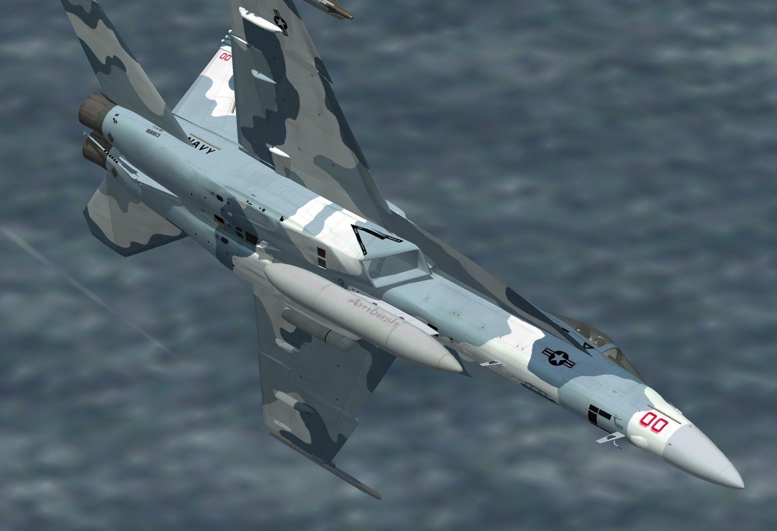 F/A-18E Cloud Scheme