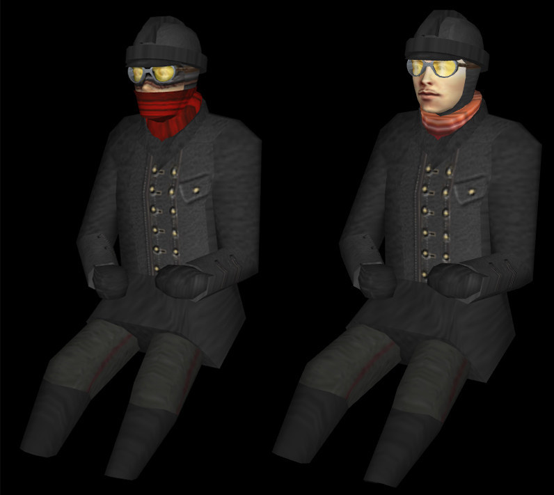 German pilot Skin pack textures