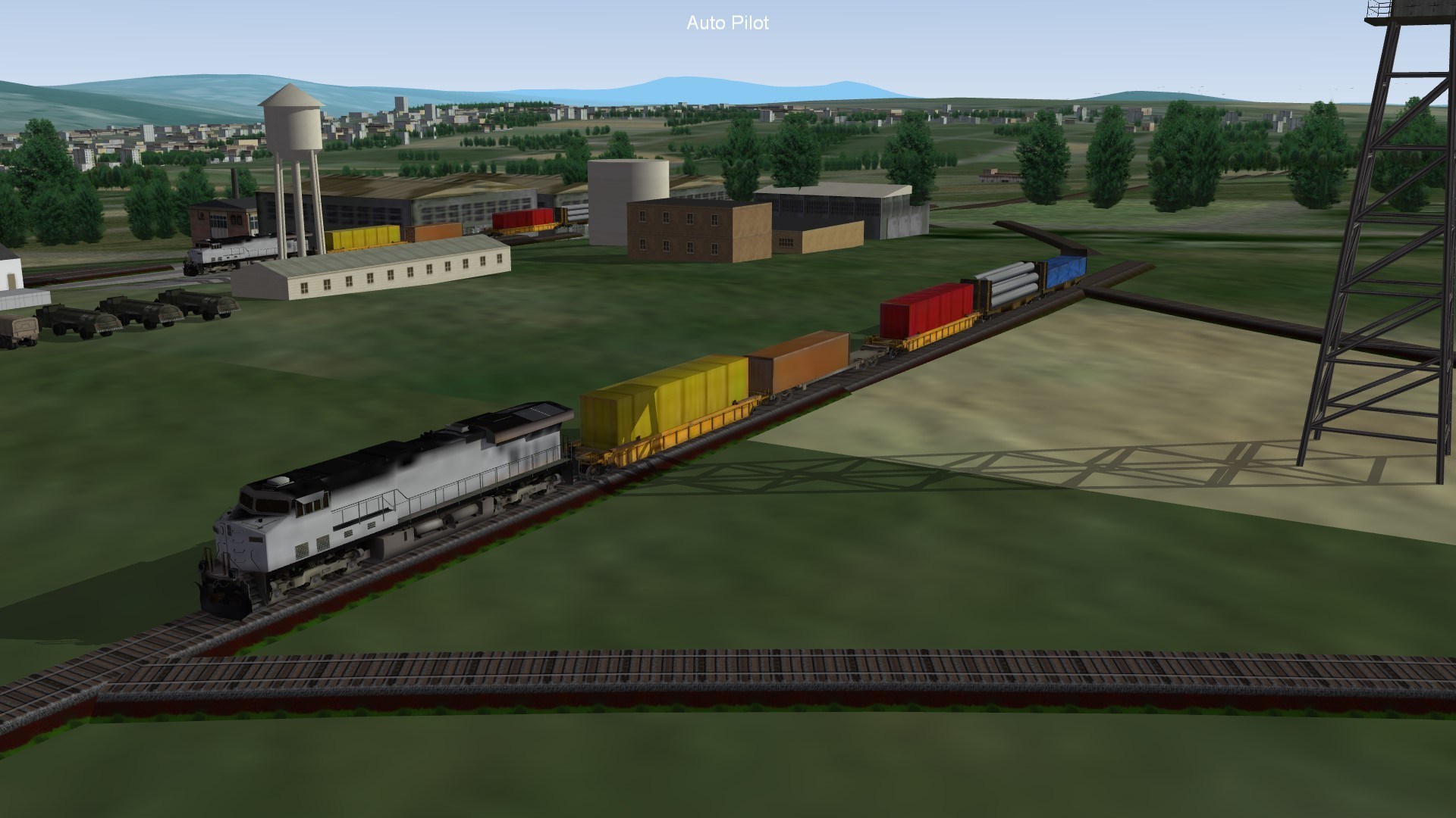 Modern Diesel-Electric Train