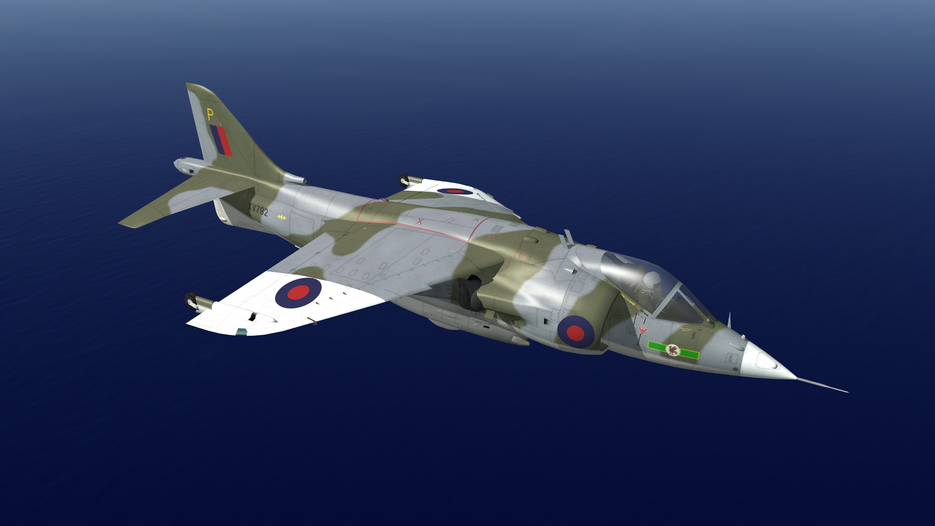 Hawker Siddeley / British Aerospace Harrier GR.1/GR.3 - Specifications -  Technical Data / Description