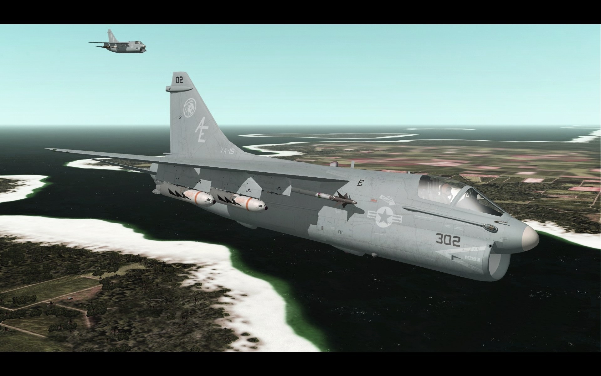 A-7 Corsair II  1983-1991 skin pack.