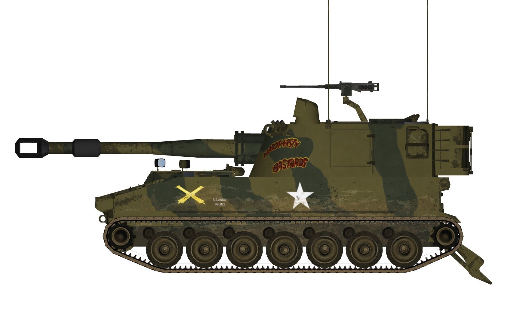 USMC USA, NATO, and Israel M109A2 Howitzer
