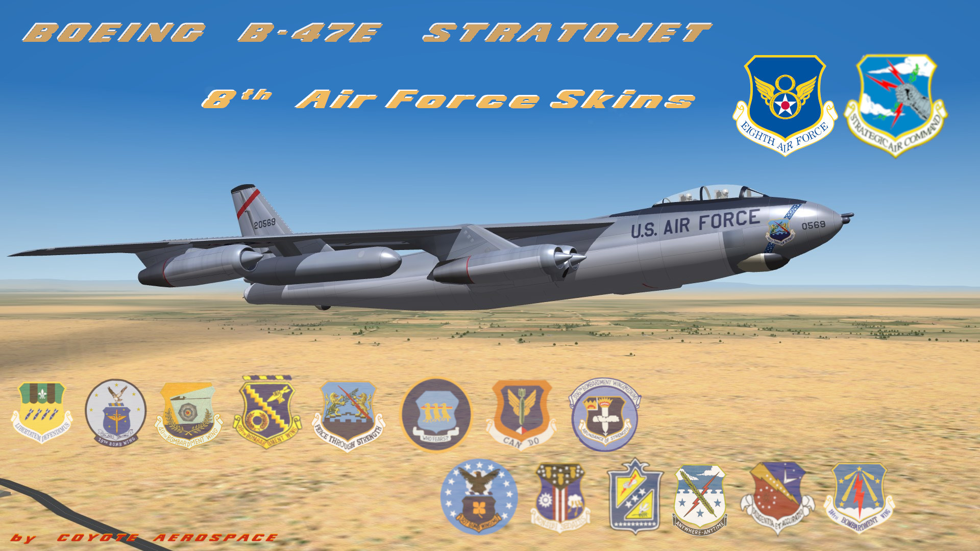 B-47E STRATOJET 8th Air Force Skins