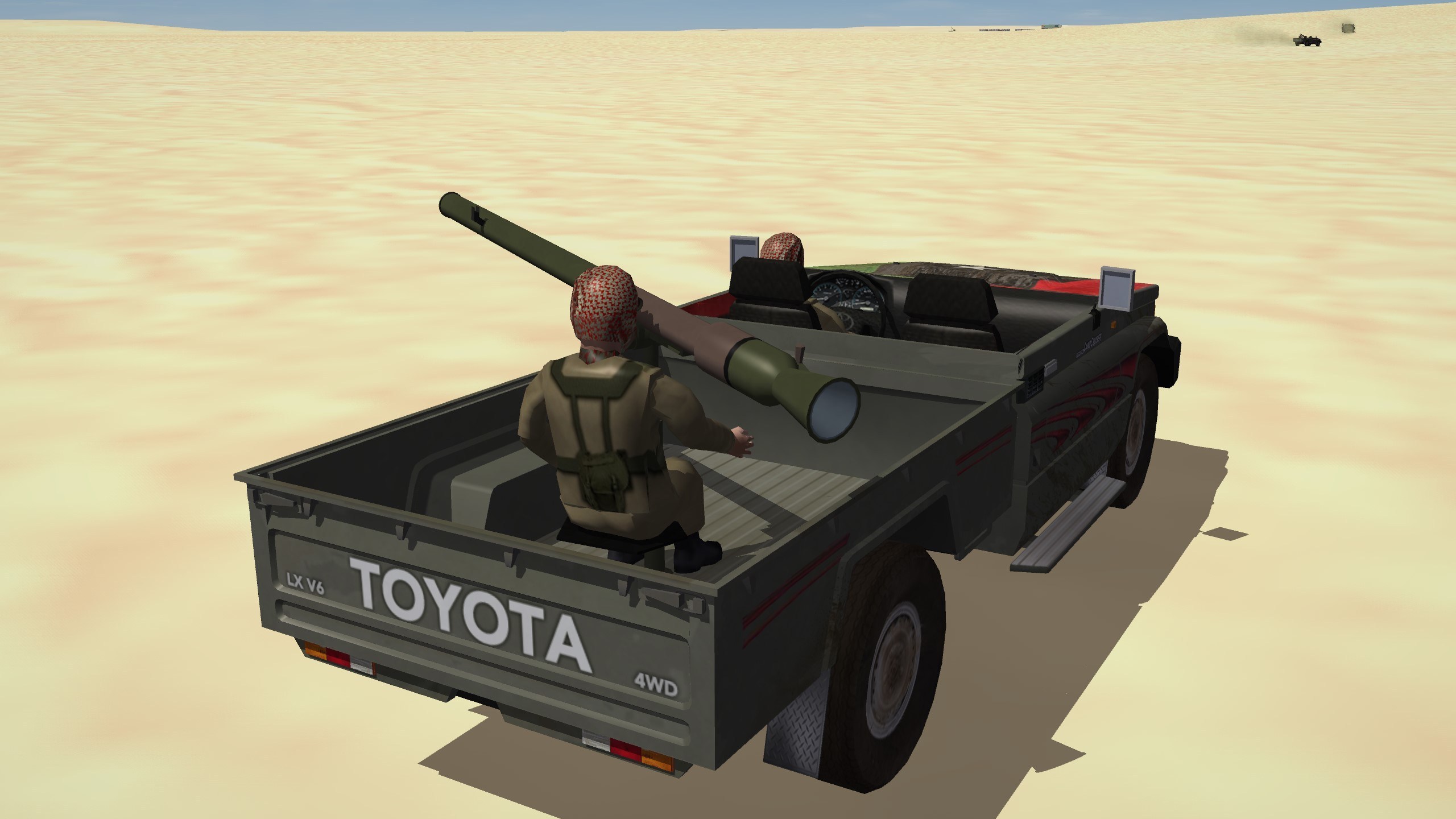 Toyota with SPG-9 Kopye