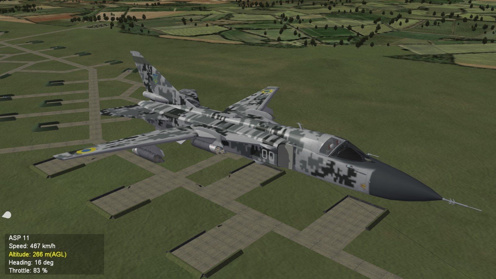 Su-24 Ukrainian digital skin
