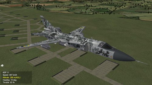 Avis Rapida: Aquila - Yellow 13 (Ace Combat 4) Skin v 2.0.0 - Unlucky 13  Update Skin Mod für Avis Rapida