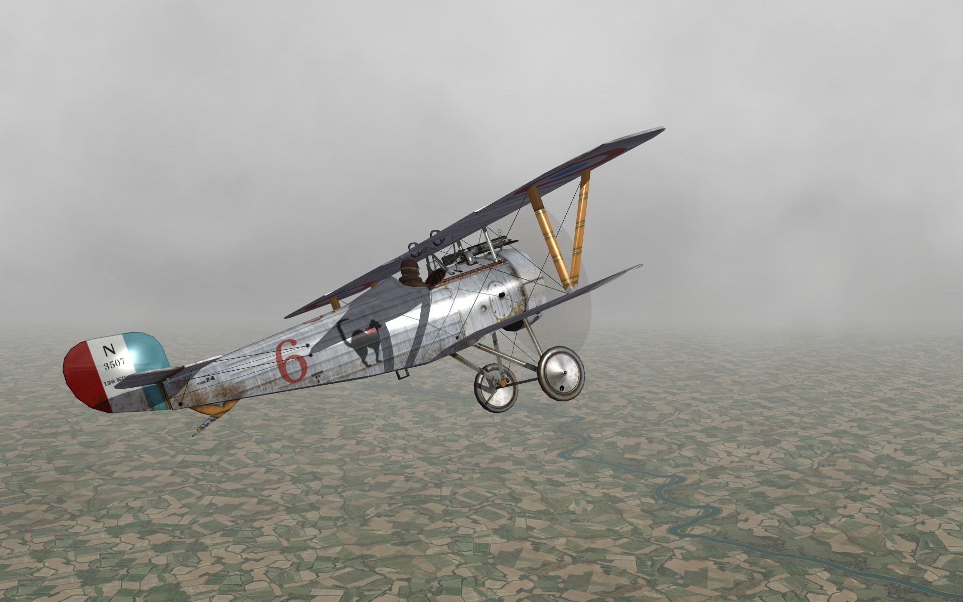 ESCADRILLE 87 NIEUPORT 24bis skin pack for FE 2