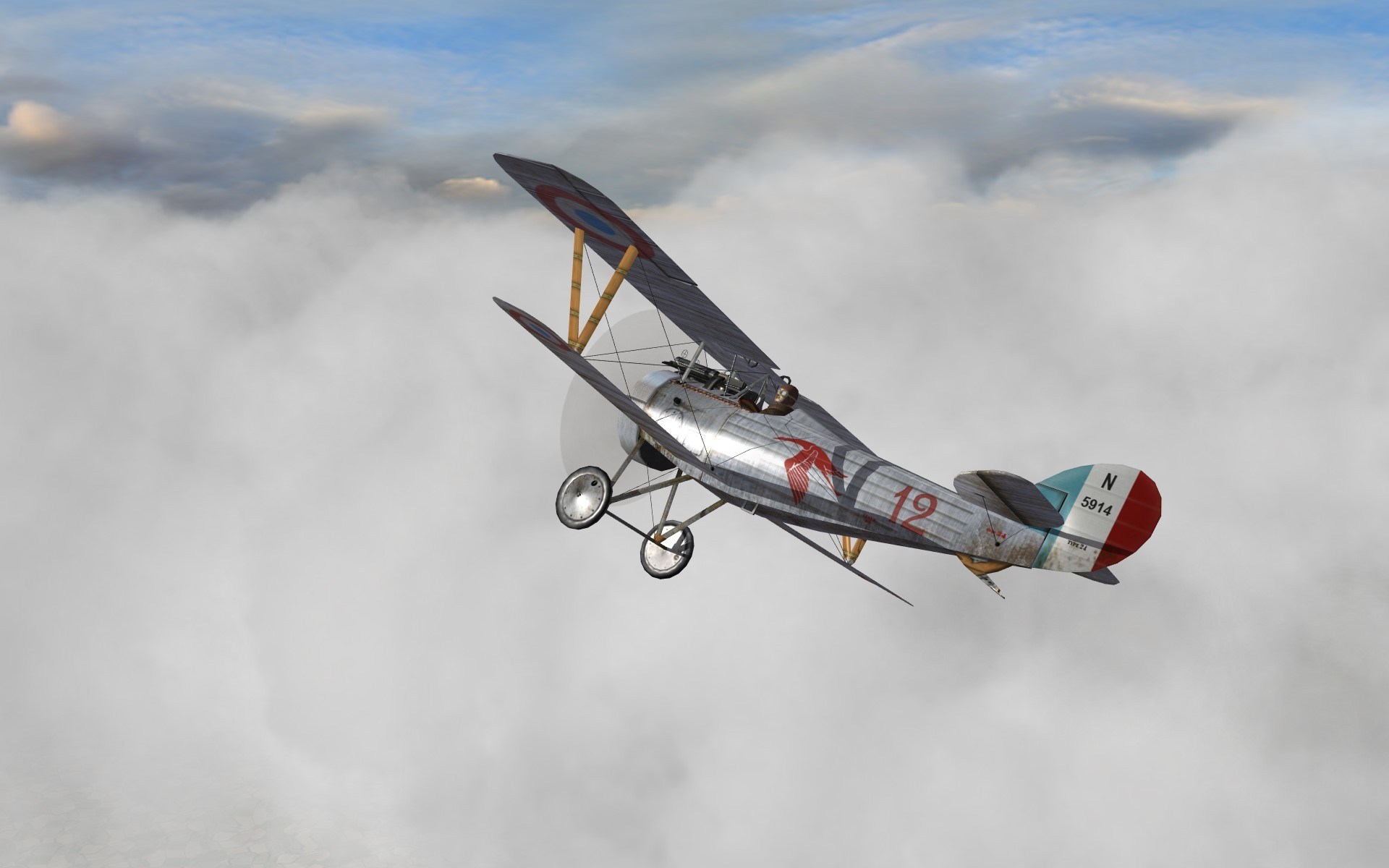 ESCADRILLE 3 NIEUPORT 24 skin pack for FE 2