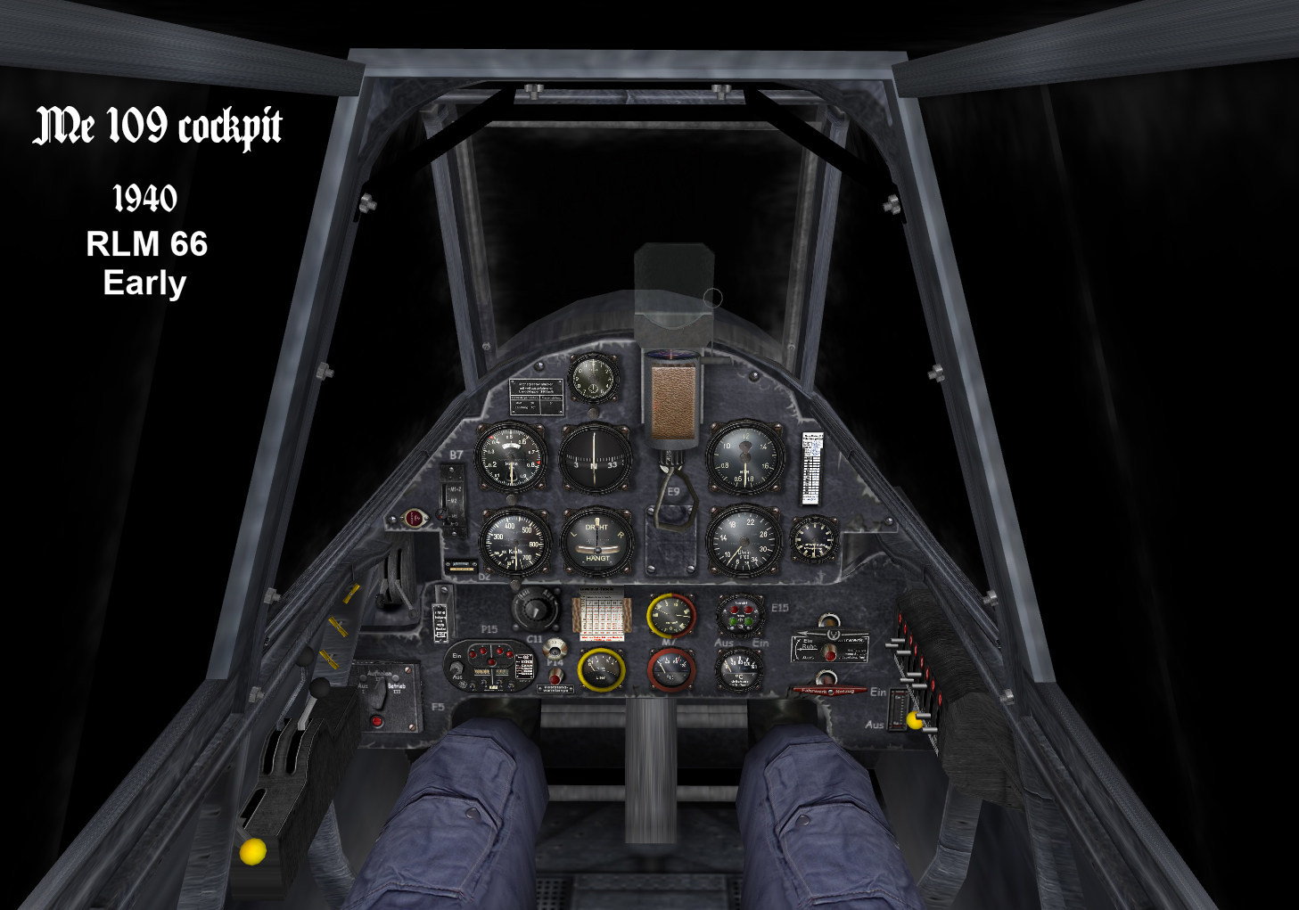 Kesselbrut ME 109 COCKPIT RLM 66 for SF 2