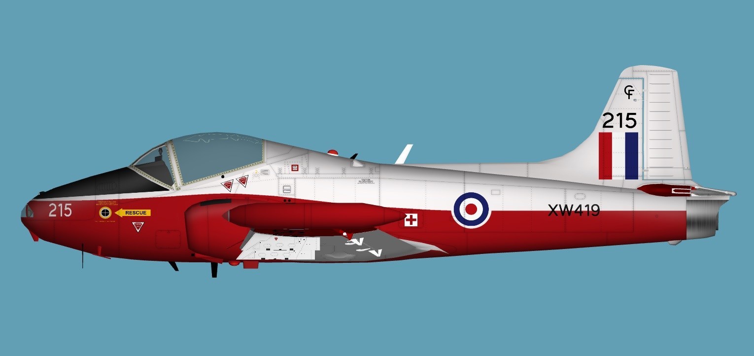 BAC JetProvost T5a Skins