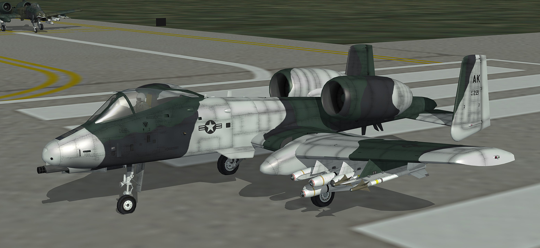 Stock A-10A High Res Skin Pack