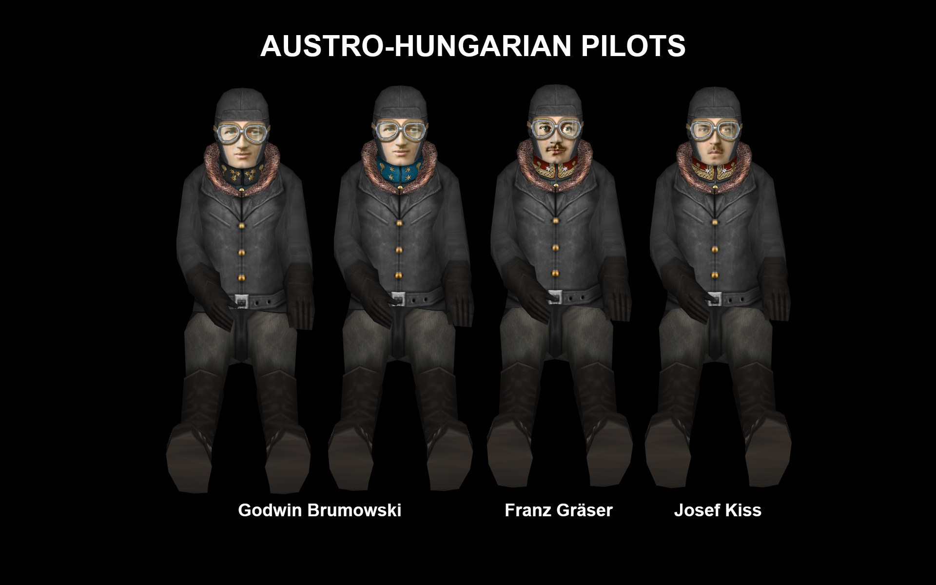 Geezer Austro-Hungarian pilots for FE2