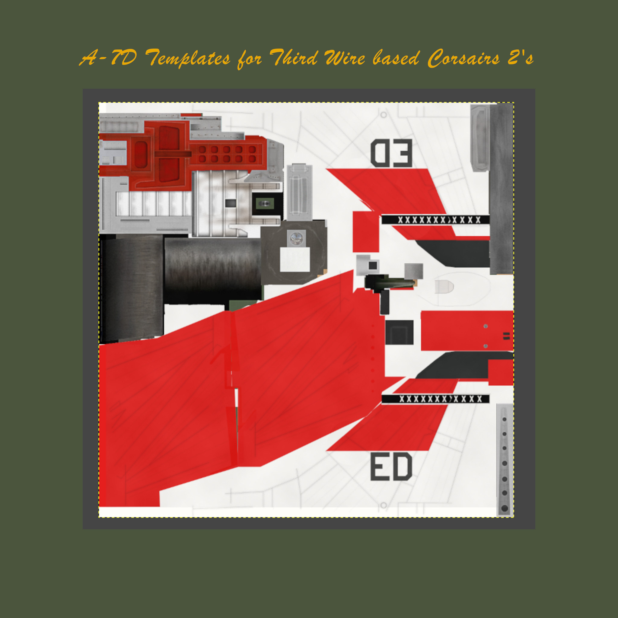 Third Wire A-7D Templates