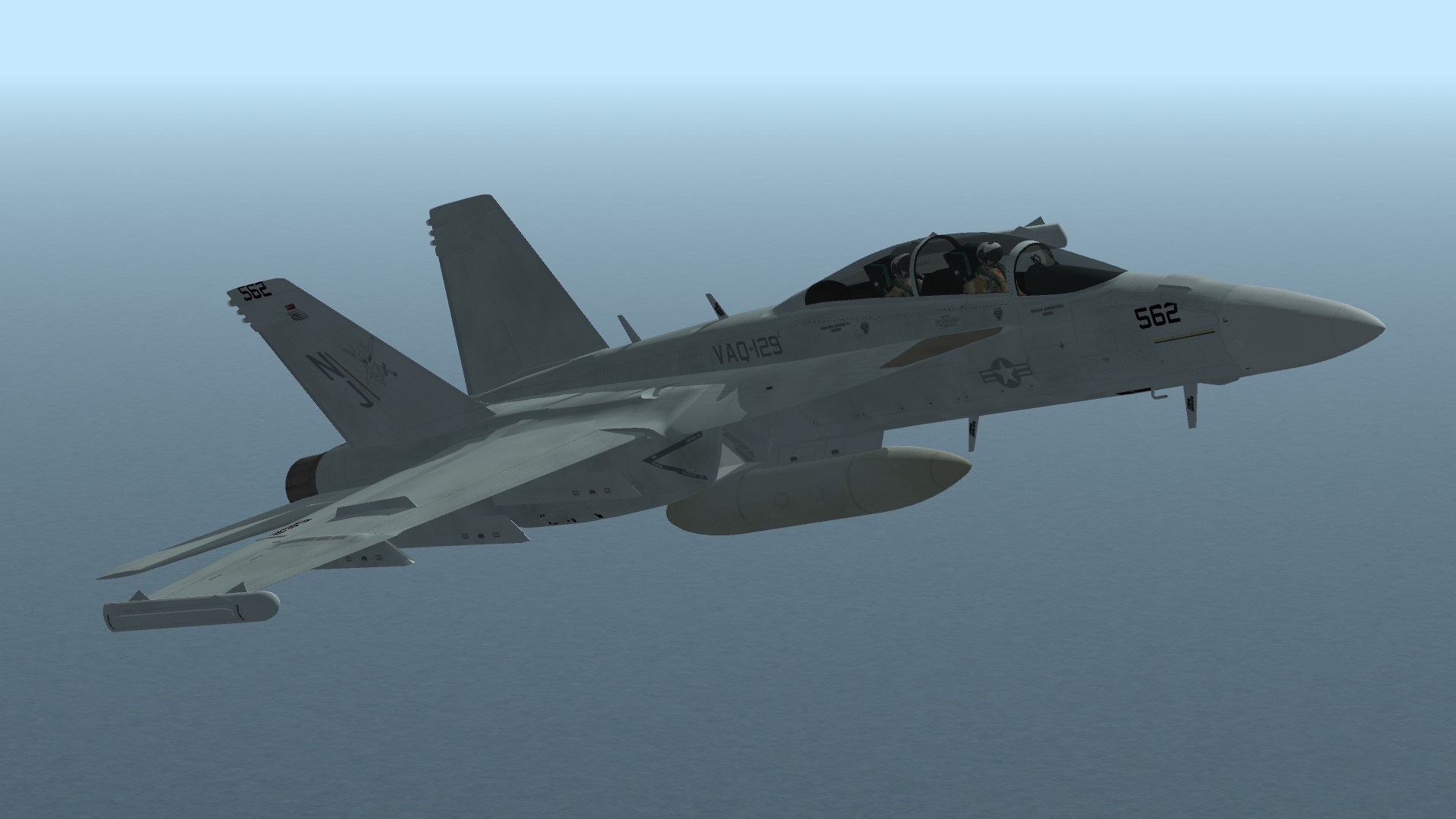 EA-18G VAQ-129 "Line" Jet