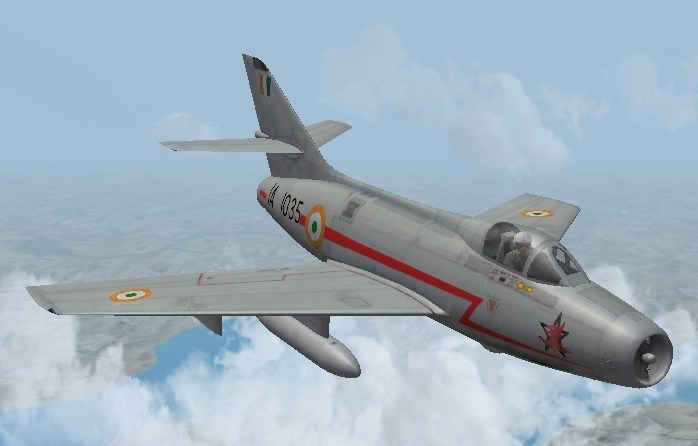 Indo-Pak mod Mystere IVA Indian Air Force Skin Pack