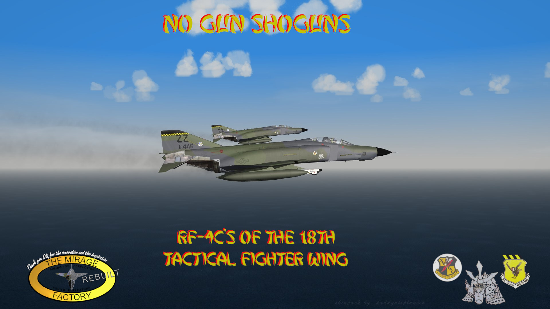 No Gun Shoguns: RF-4C Phantoms of the 18th Tactical Fighter Wing             A TMF Rebuilt skin pack