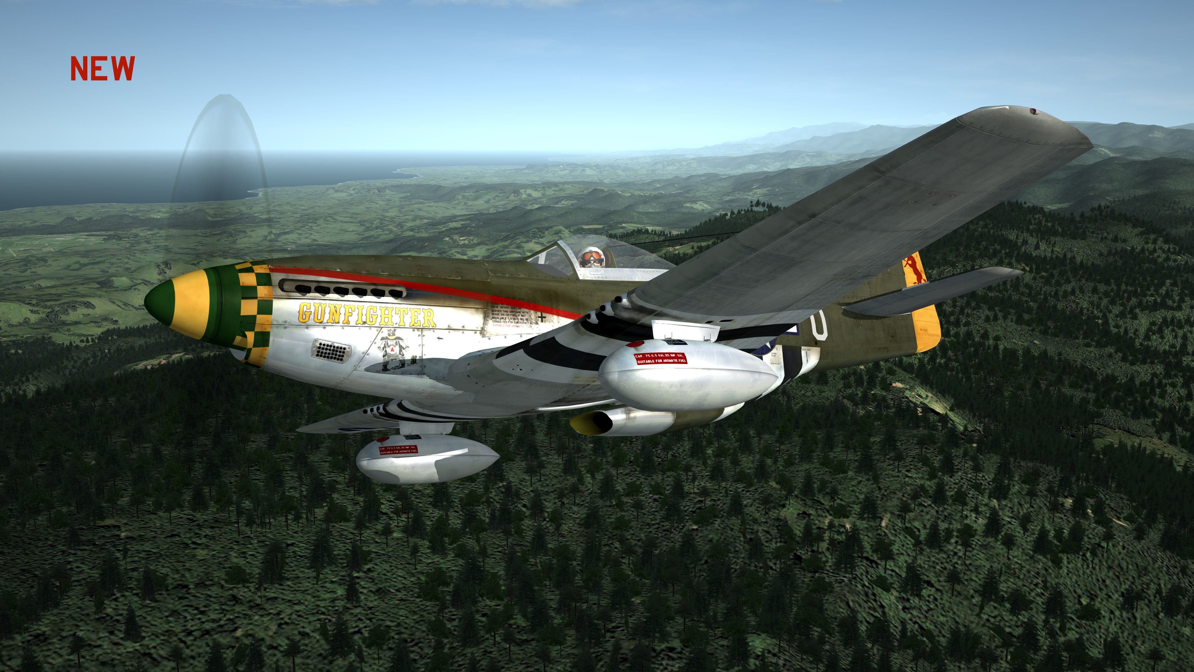 New skins Korean War in 4K for F-51D/K from FastCargo