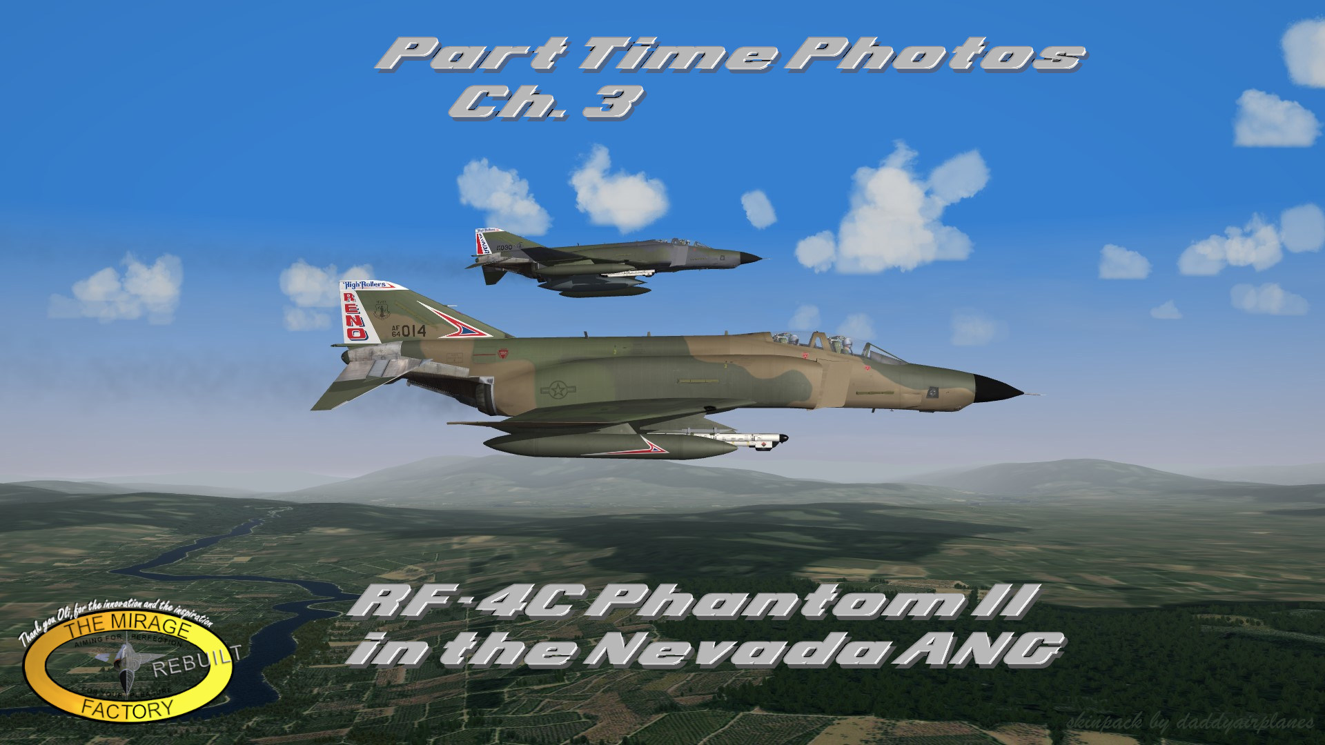 Part Time Photos Chapter 3: RF-4C Phantom in the Nevada ANG  	A TMF Rebuilt skin pack