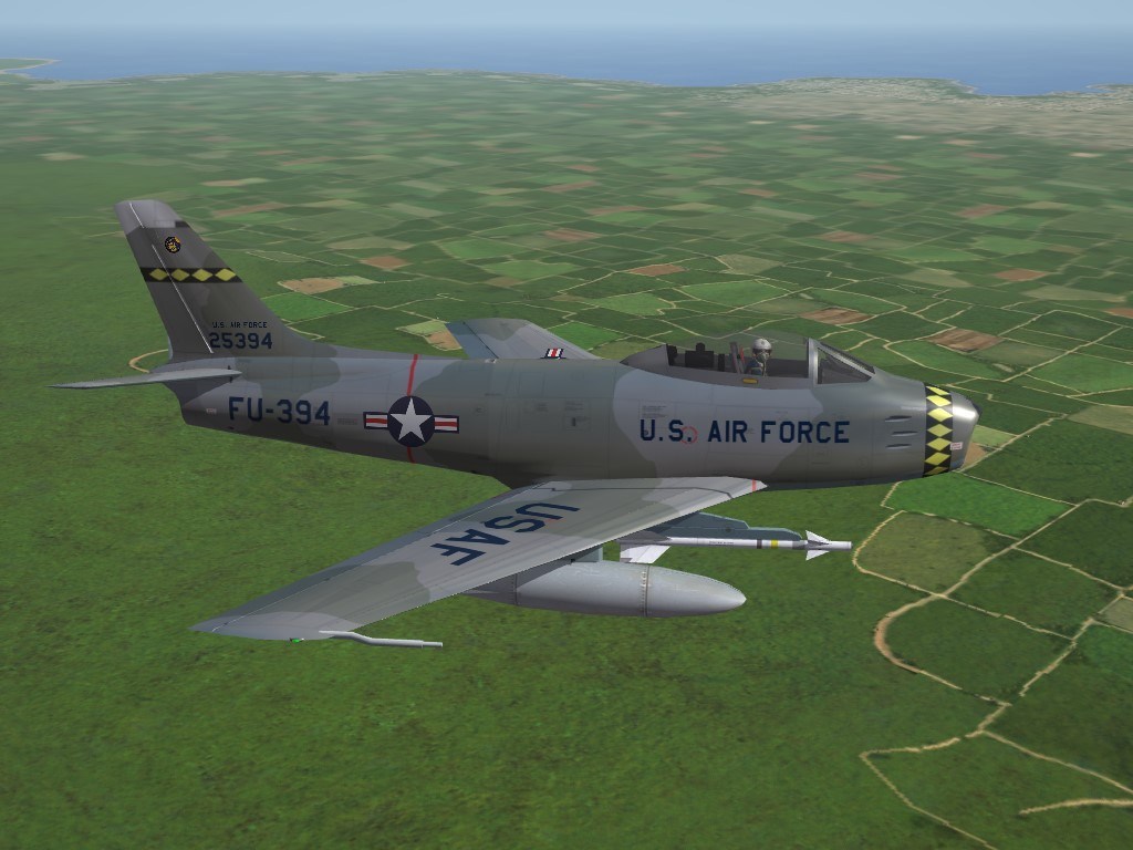 SF2 F-86F Sabre, 461st FDS, USAFE Skin Pack